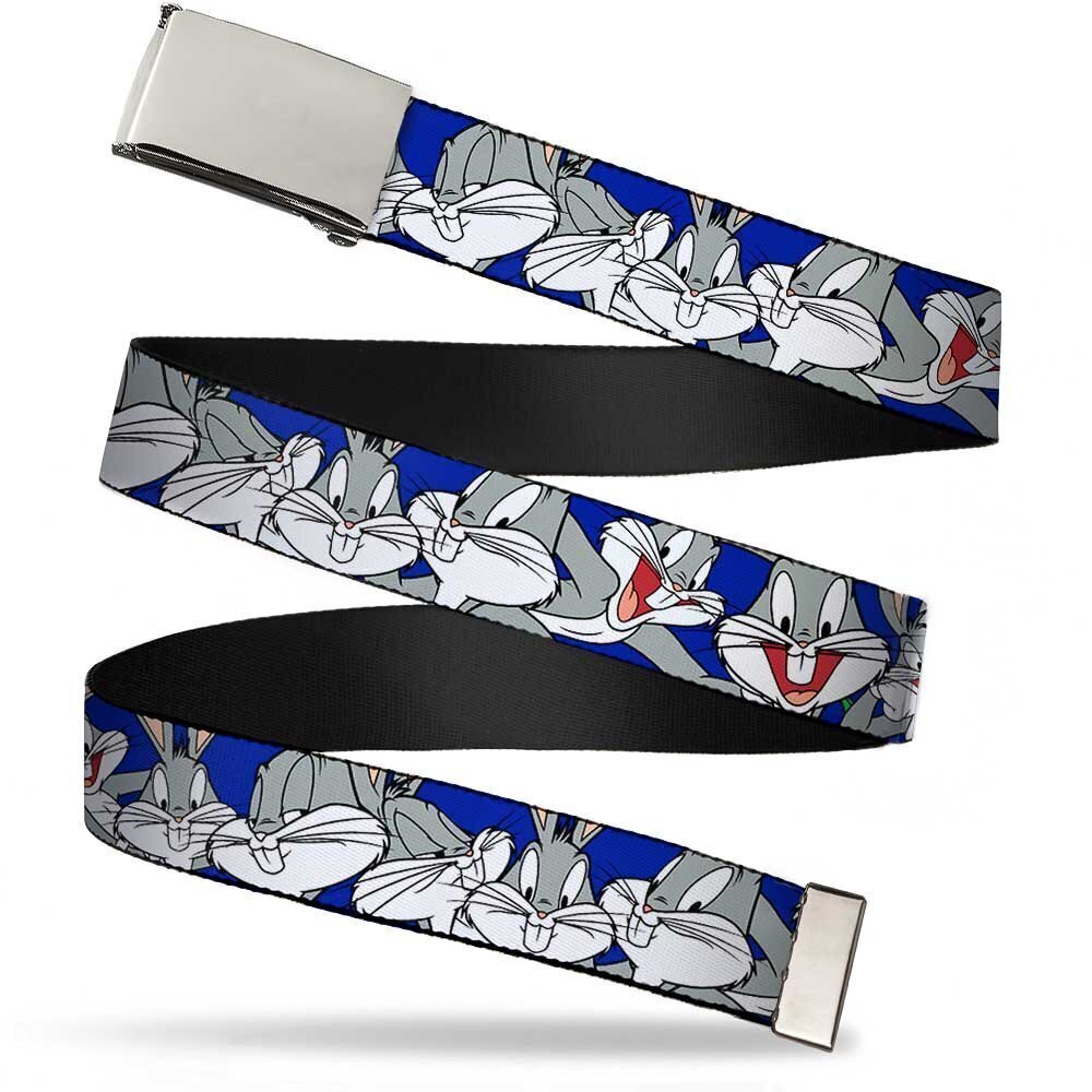 6561 unisex adults Buckle-down Web Bugs Bunny 1.25" Belt, Bugs Bunny